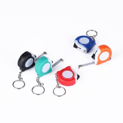 Made In China Promotional Gift Mini 1m Tape Measure Keychain